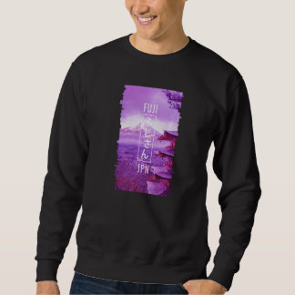 Sudadera Mt Fuji Vaporwave Aesthetic Japanese Kanji Otaku J