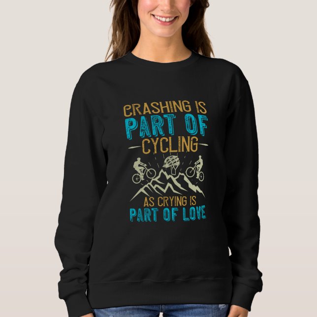 Sudadera MTB - El Crac Es Parte Del Ciclismo (Anverso)