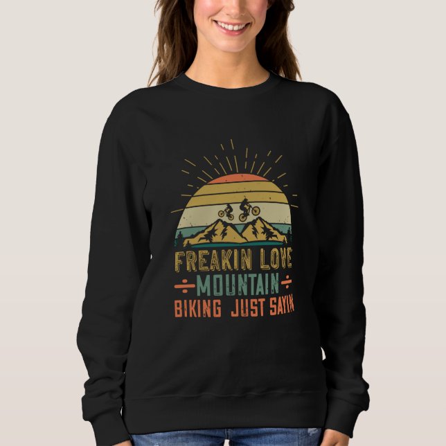 Sudadera MTB - Freakin Love Mountain Biking (Anverso)