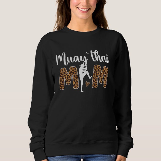 Sudadera Muay, Madre Tailandesa De Un Muay, Lugar De Combat (Anverso)