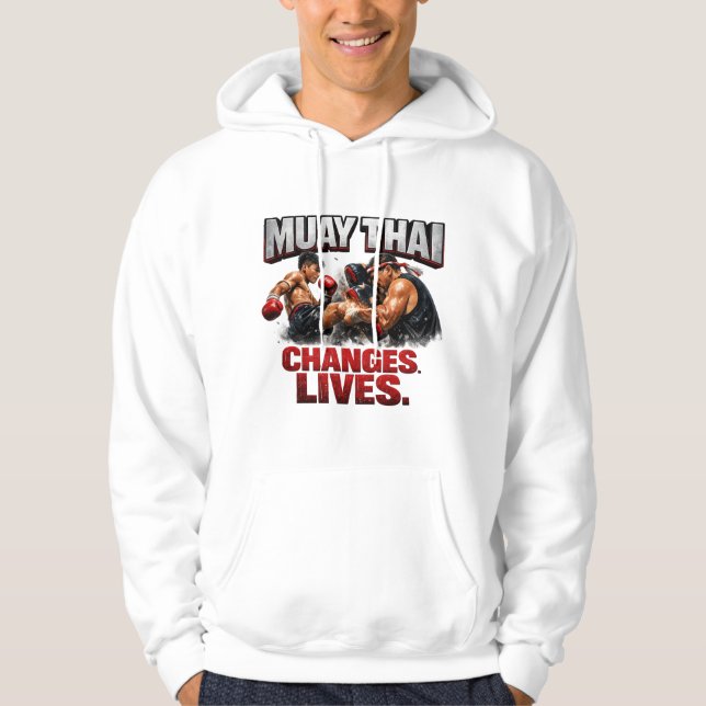Sudadera Muay Thai Cambia Vidas  (Anverso)