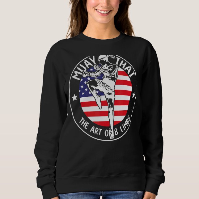 Sudadera Muay Thai De 8 Extremidades (Anverso)
