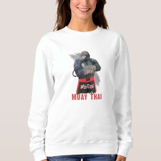 Sudadera Muay Thai Fighter (Anverso)