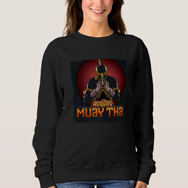 Sudadera Muay Thai Fighter (Anverso)