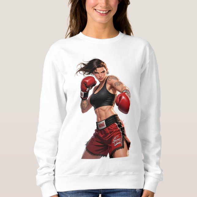 Sudadera Muay Thai Kickboxing Martial Arts (Anverso)