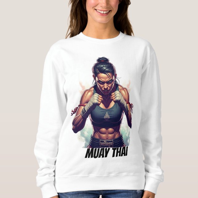 Sudadera Muay Thai Kickboxing Martial Arts (Anverso)