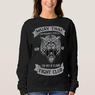 Sudadera Muay Thai luchando contra la Mma Kickboxing en Tai
