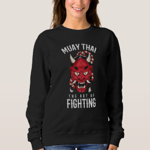 Sudadera Muay Thai Oni Demon Boxeo Tailandés Oni Japonés