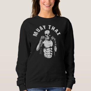 Sudadera Muay Thai Skeleton Fighter Mma Club Entrenador M I