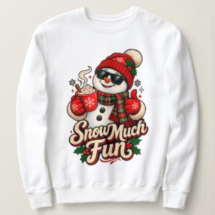 Sudadera Mucha Diversión en la Nieve - Hombre de Nieve Retr