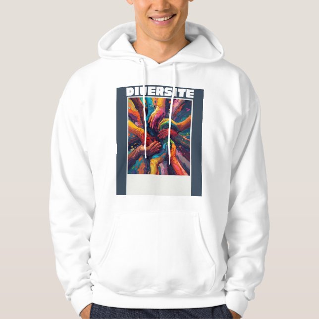 Sudadera Muchas Manos, Un Futuro – Diversidad (Anverso)