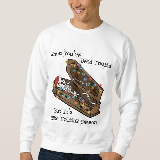 Sudadera Muerto dentro de fea (Anverso)