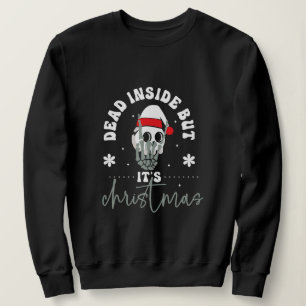 Sudadera Muerto dentro pero son navidades