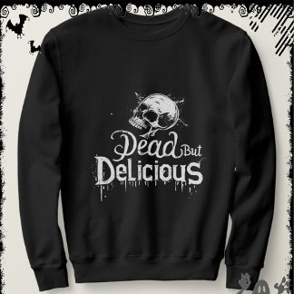 Sudadera Muerto Pero Delicioso | ExDiseñador | Halloween