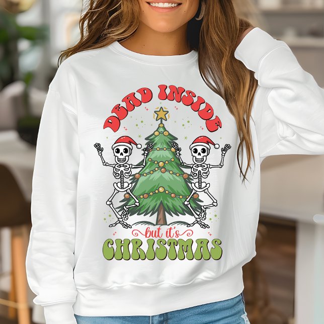 Sudadera Muertos dentro pero son Navidades Navidades retro (Subido por el creador)