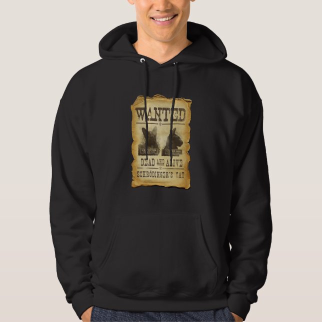 Sudadera Muertos y vivo queridos.  El gato de Schroedinger (Anverso)