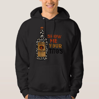 Sudadera Muéstrame la gracioso bebida alcohólica de tu Tito