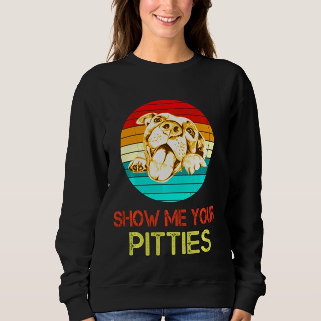 Sudadera Muéstrame tus pititos Graciosa Rentabilidad de Per (Anverso)