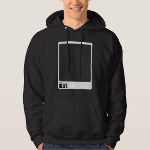 Sudadera Muestras de Pintura de Color Oliva Disfraz Familia