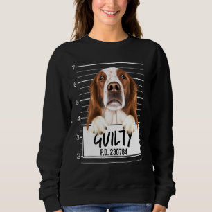 Sudadera Mugshot de Setter Rojo y Blanco Irlandés Perro Cul