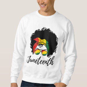 Sudadera Mujer africana Reina negra afroamericana Melanin J