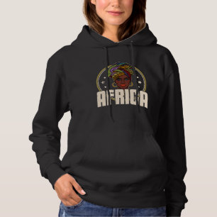 Sudadera Mujer africana womanismo étnico aretes collar él