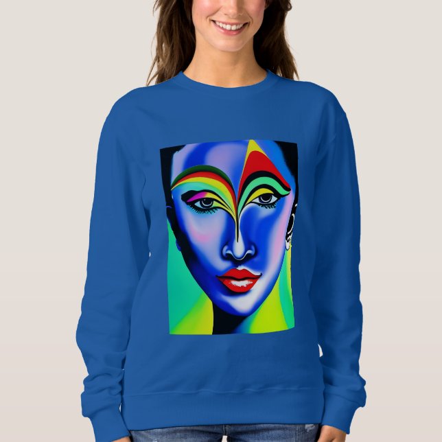 Sudadera Mujer Art Deco (Anverso)