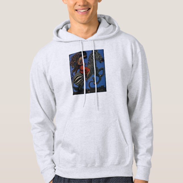 Sudadera Mujer Art Nouveau de Cebra Vintage (Anverso)