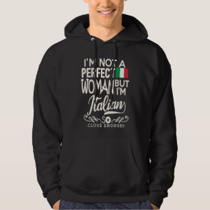 Sudadera Mujer Bandera de Italia Recuerdo Orgullo Italiano