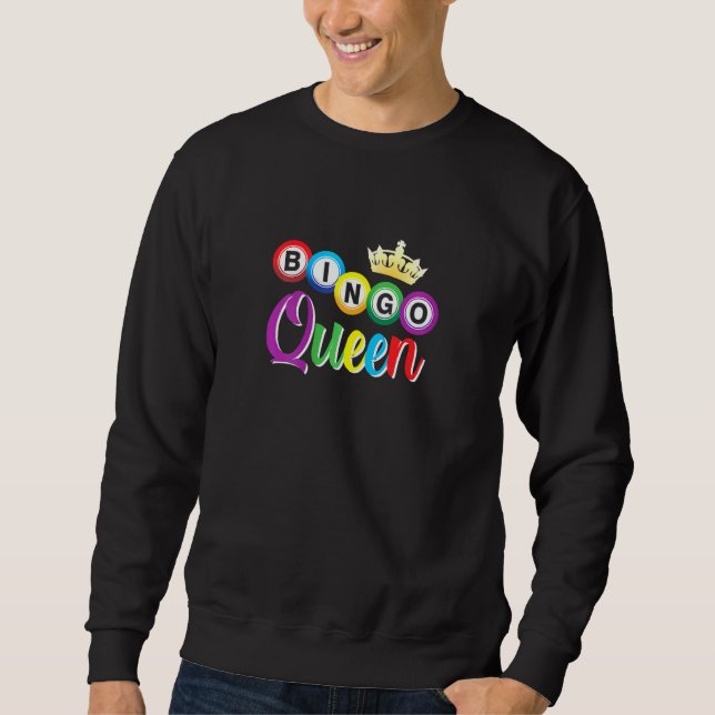 Sudadera Mujer Bingo Balls Bingo Reina (Anverso)