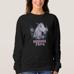 Sudadera Mujer Caballo Madre Caballo Caballo Ecuestres R