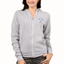 Mujer cabeza a cargo Zip Hoodie