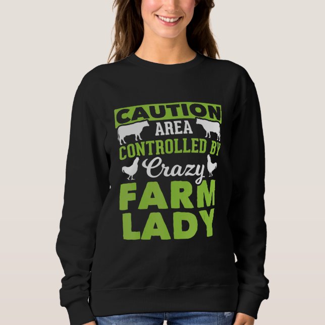 Sudadera Mujer campesina loca (Anverso)