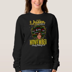 Sudadera Mujer Chica Cuta Reina Nació En Noviembre