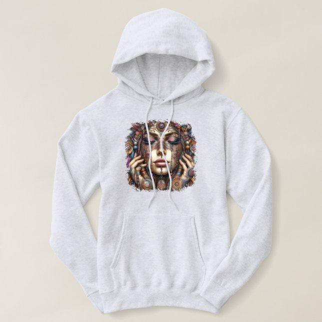 Sudadera Mujer con elaborada fundamentación de inspiración  (Diseño del anverso)