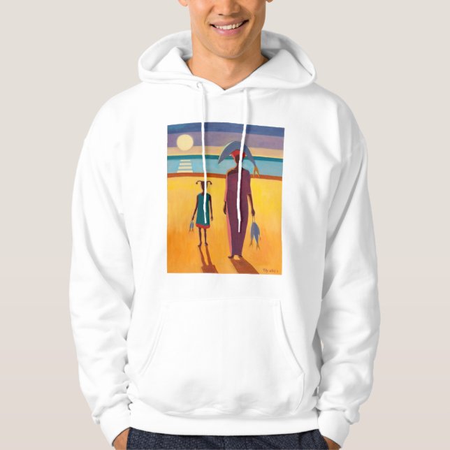 Sudadera Mujer con los pescados (Anverso)