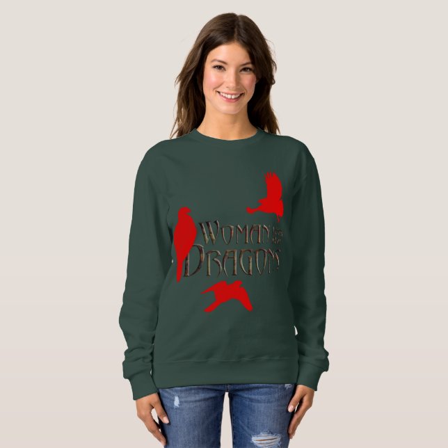 Sudadera Mujer con sus dragones (Anverso completo)