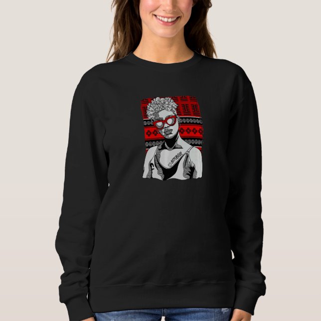 Sudadera Mujer con tatuaje de Afrobeat   (Anverso)