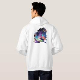 Sudadera Mujer Cósmica y Arte Celestial de Paloma Arcoíris
