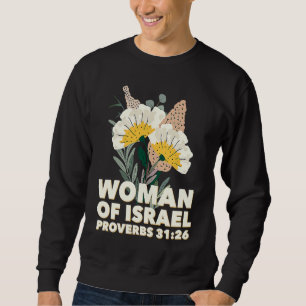 Sudadera Mujer de Israel Raíces Hebreas Mesiánicas Botánica