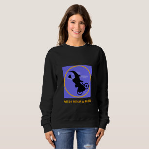 Sudadera Mujer de Witchy en las ruedas para Halloween