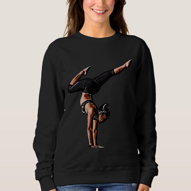 Sudadera Mujer de Yoga cómica (Anverso)