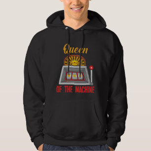 Sudadera Mujer Del Casino De La Reina De La Máquina De Trag
