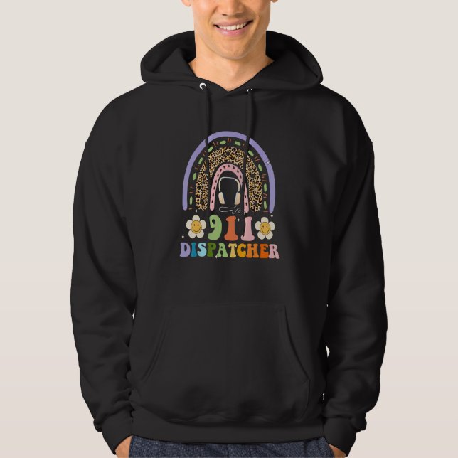Sudadera Mujer despachadora de emergencias 911 despachadora (Anverso)