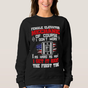 Sudadera Mujer E M por supuesto que no trabajo tan duro com
