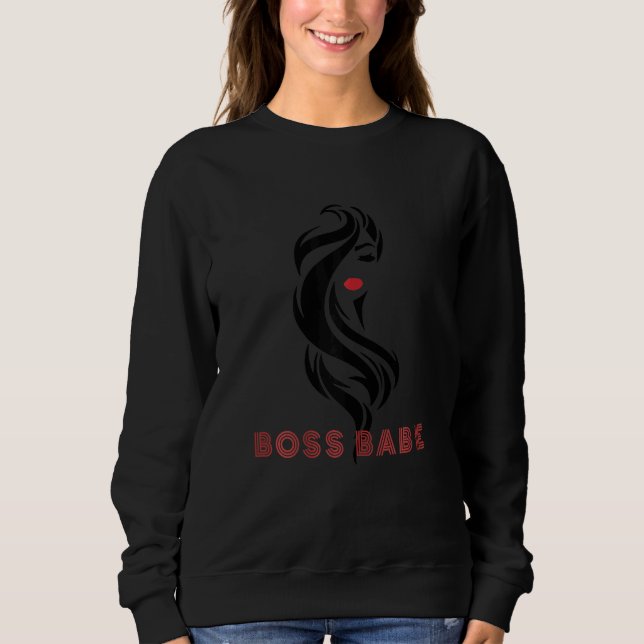 Sudadera Mujer Emprendedora Jefa Babe (Anverso)