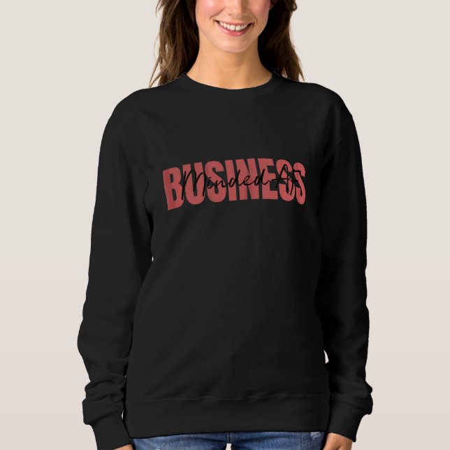 Sudadera Mujer empresaria Tee (Anverso)