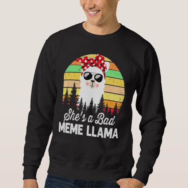 Sudadera Mujer: Es un mal meme que llama a mamá un atardece (Anverso)