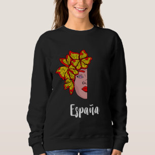 Sudadera Mujer España Mariposa España Raíces Españolas Espa