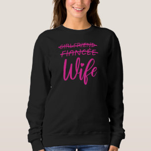 Sudadera Mujer Esposa Fiesta de ducha nupcial Boda 1
